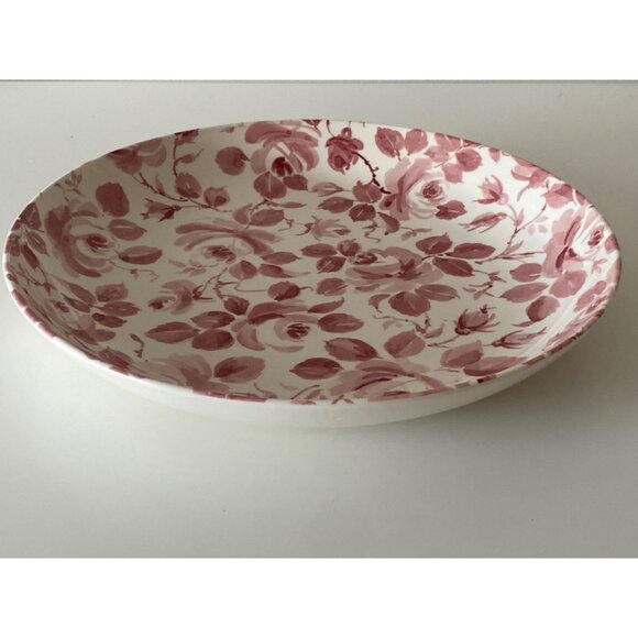 SPODE England 11.5 In Copeland Rosebud chintz Pasta Serving Bowl Pattern SP374 - Picture 7 of 7